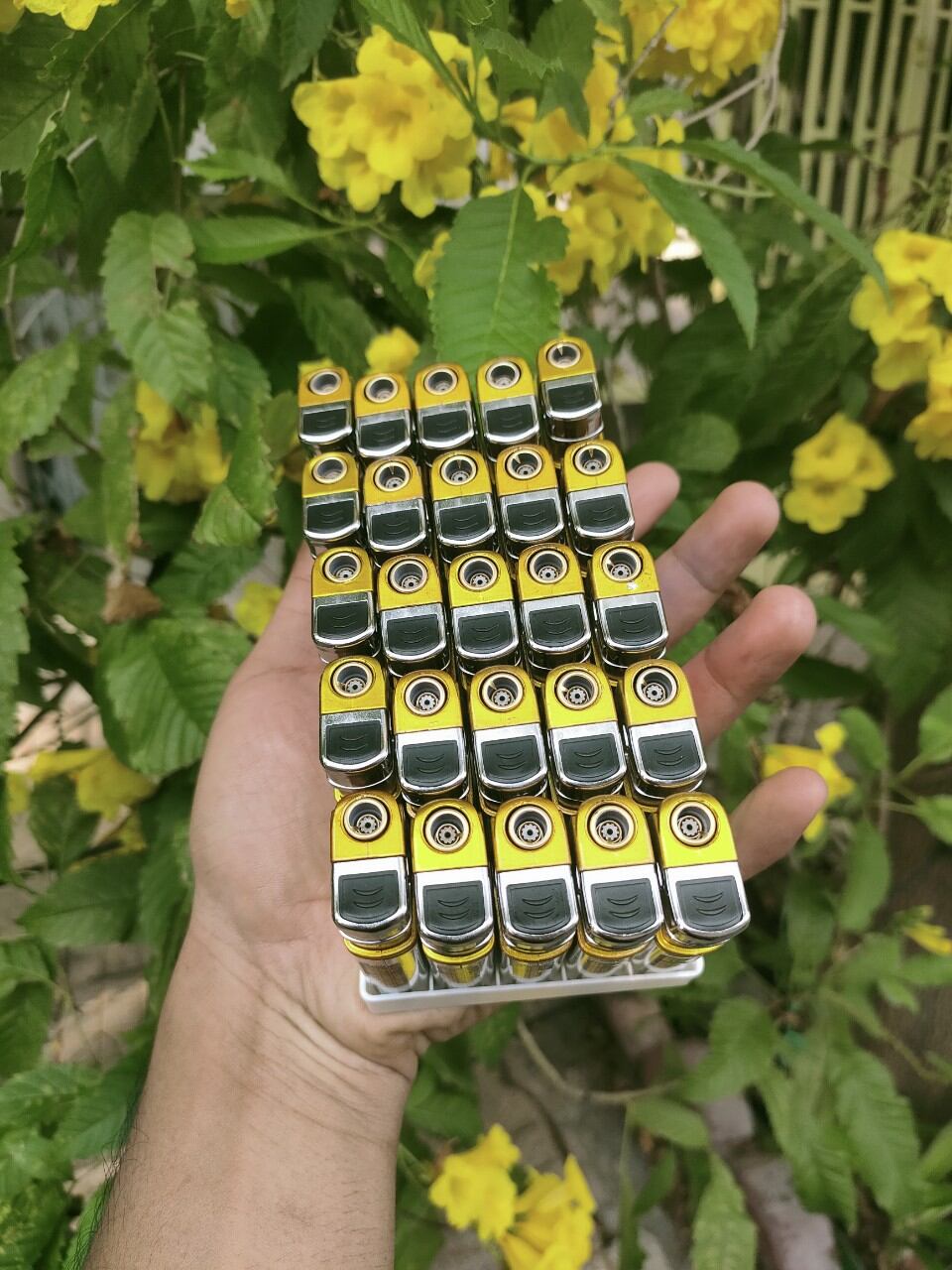 (Combo 5 cái) Hột quẹt lửa tia xanh GIÁP SẮT