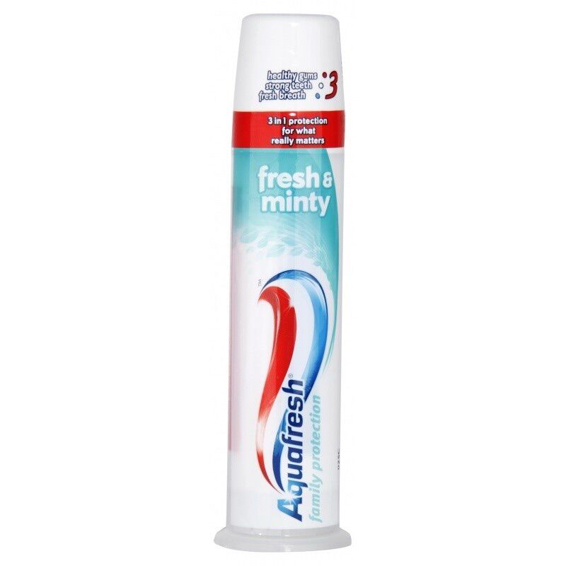 CÓ LẠI HÀNG - KEM ĐÁNH RĂNG AQUAFRESH DẠNG ỐNG 100ml