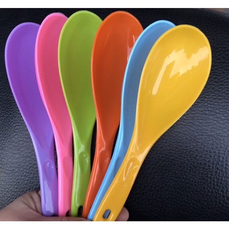 🔥Sỉ_ 60 Cái Vá Nhựa, Múc CƠM (dài 21cm, 2 Mẫu)