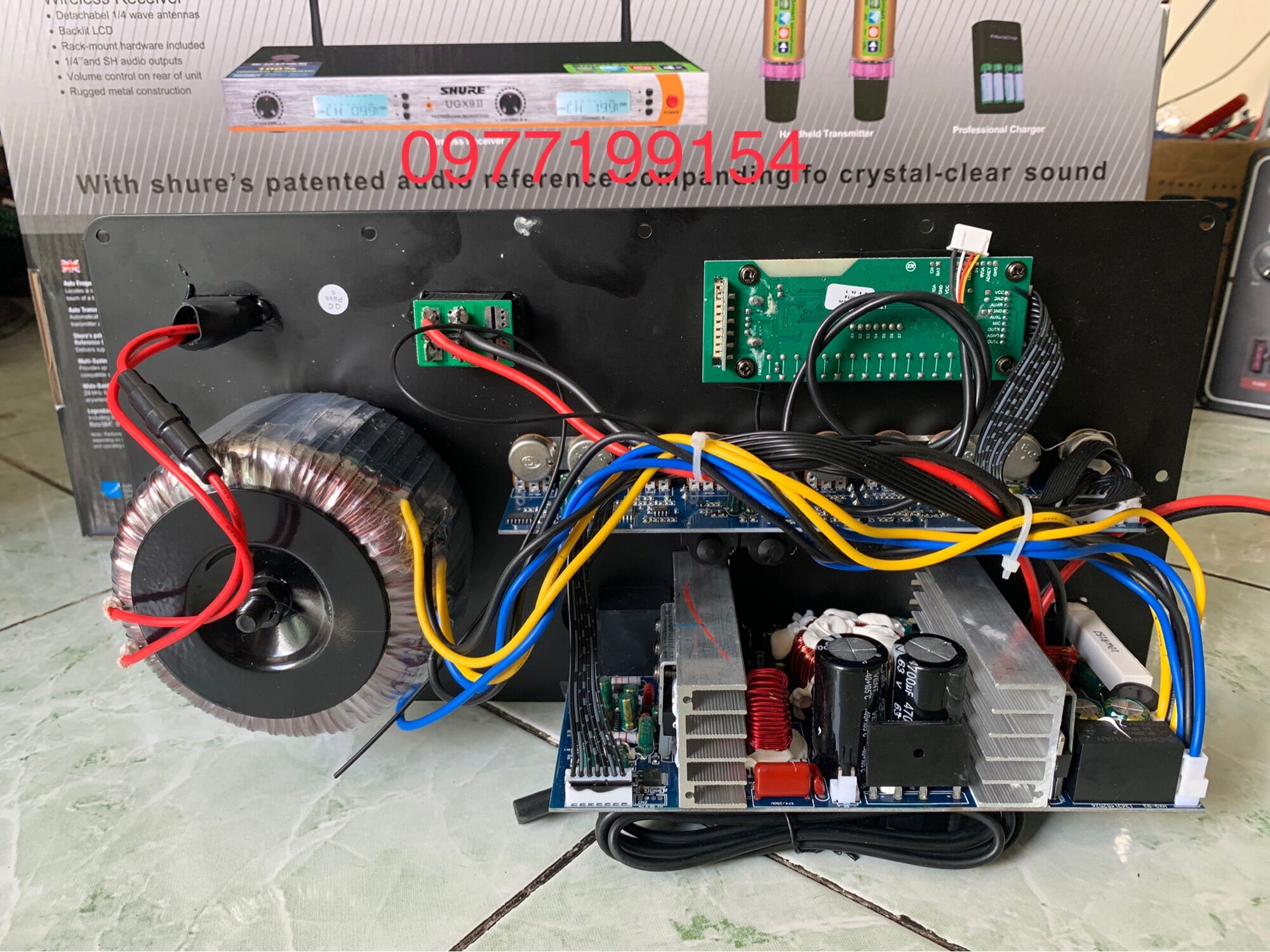 [HCM]Board mạch loa kéo 4 tấc đôi coil 75