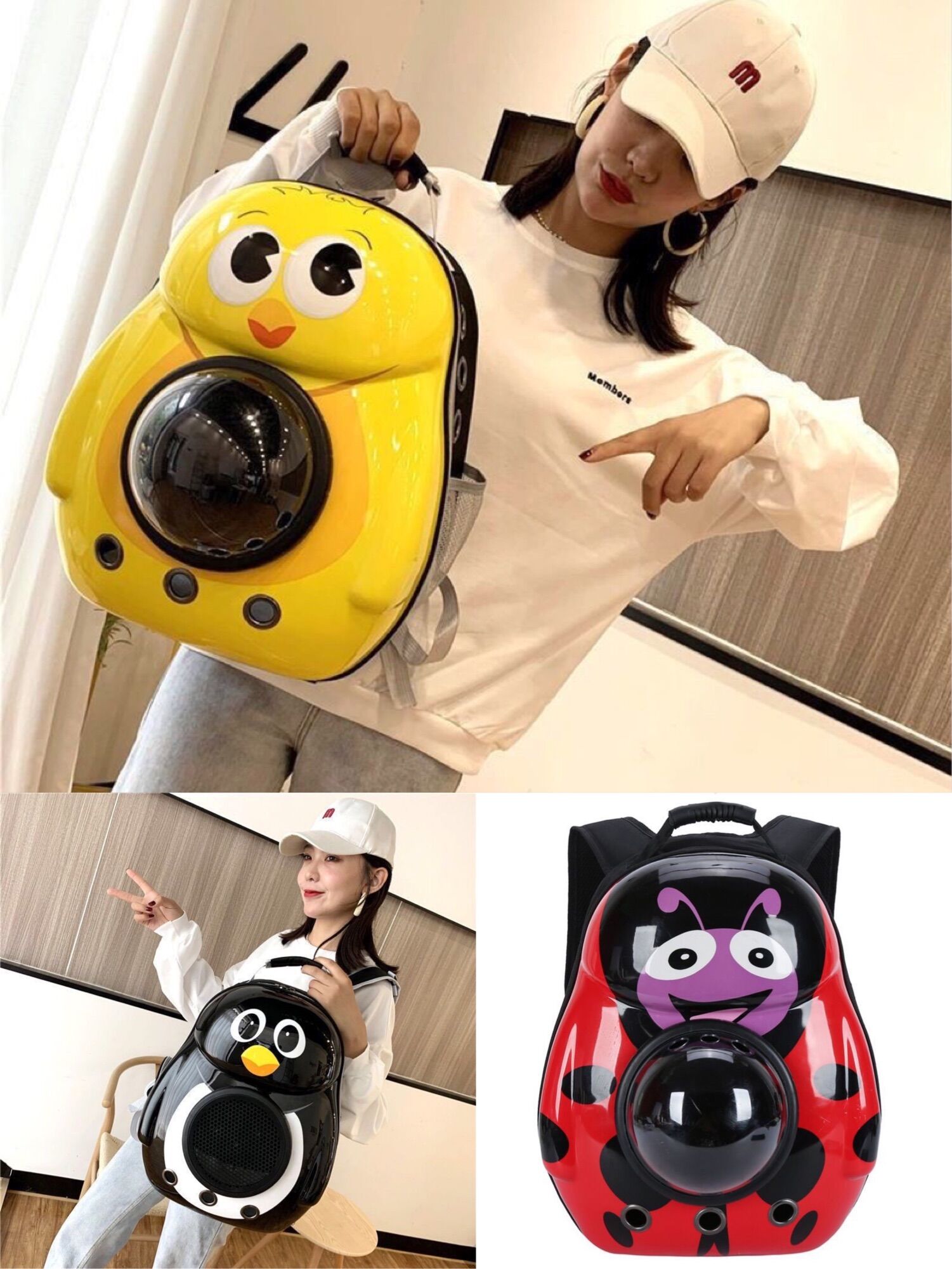 Balo phi hành gia cho thú cưng 3D