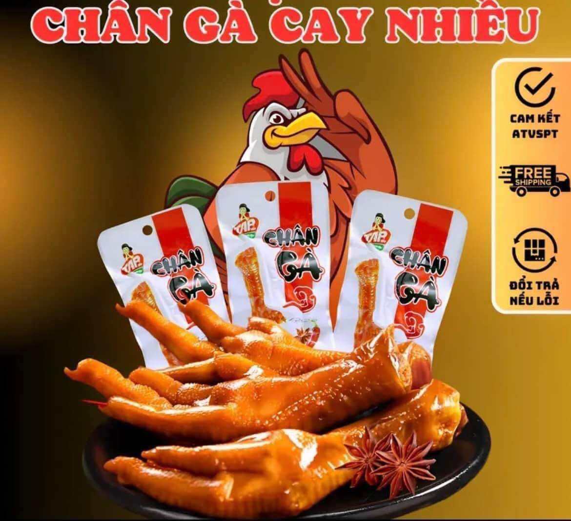 ComBo 10 gói chân gà Tap Food 50g