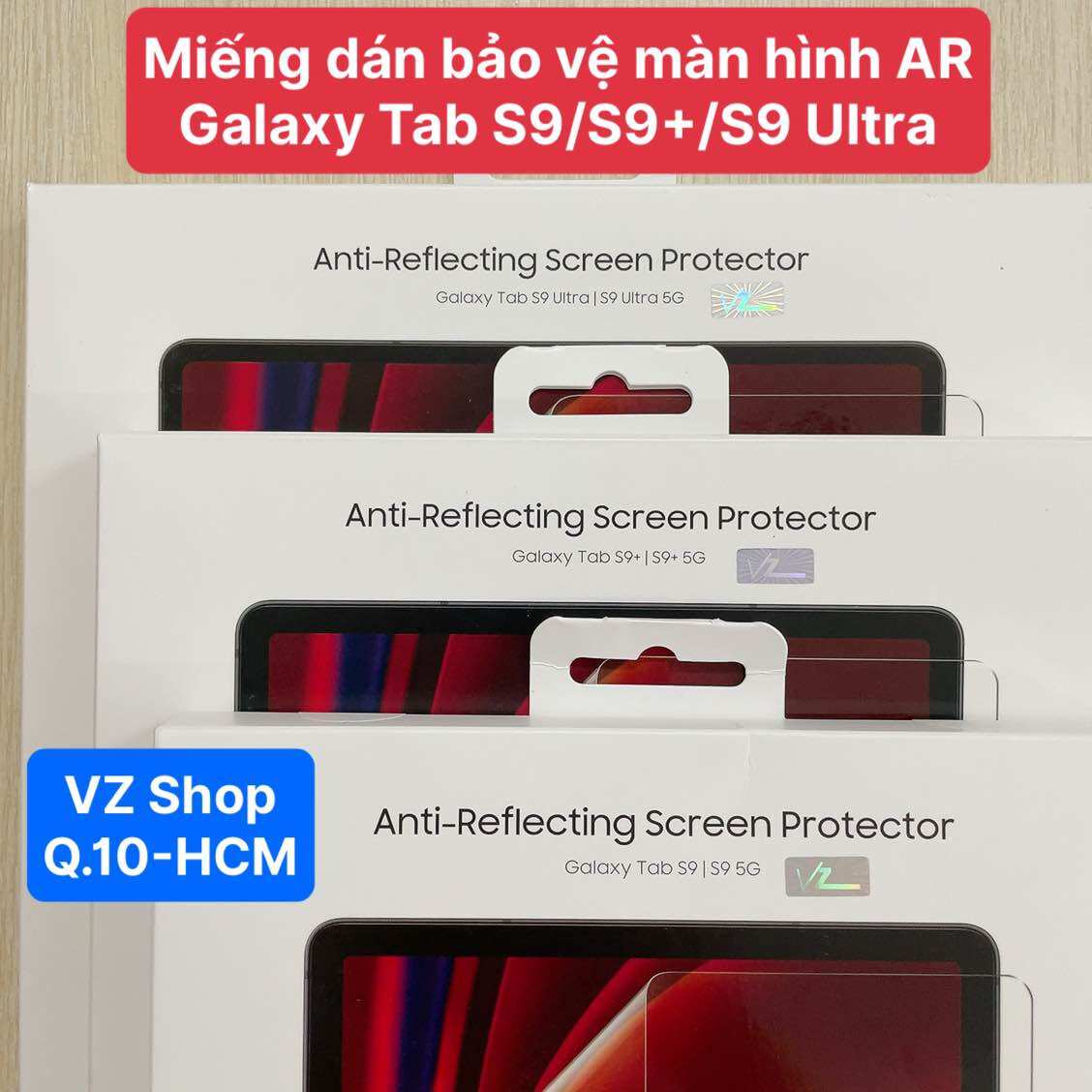 Chính hãng-Miếng dán bảo vệ màn hình Anti-Reflecting Screen Protector cho Samsung Galaxy Tab S9/S9+/S9 Ultra