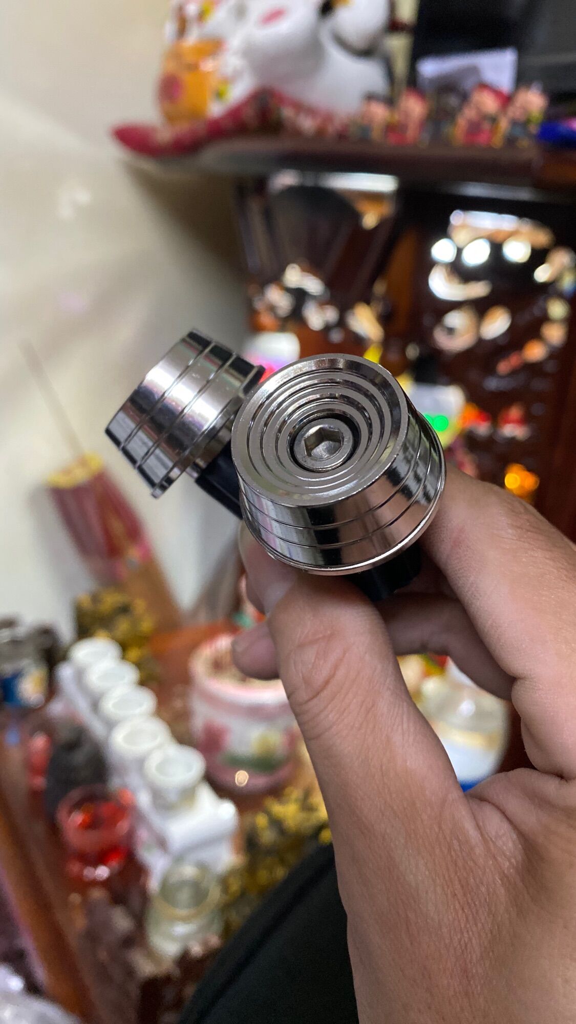 cặp gù chỉ âm inox đặc gắn xe máy