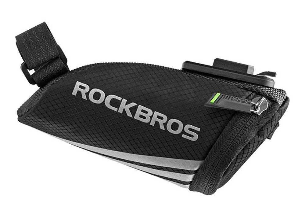 Túi gắn sau yên xe đạp ROCKBROS C28 đựng đồ có phản quang kích thước 8.4*16.5*9.6*12.8cm