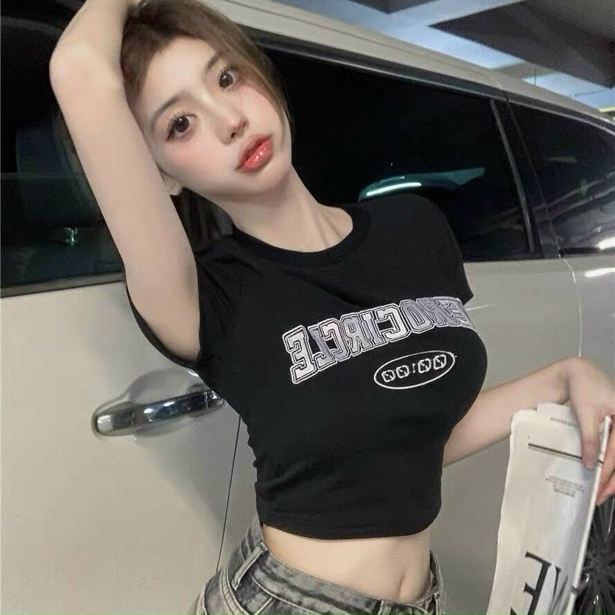 Áo croptop tay ngắn đơn giản zero BG