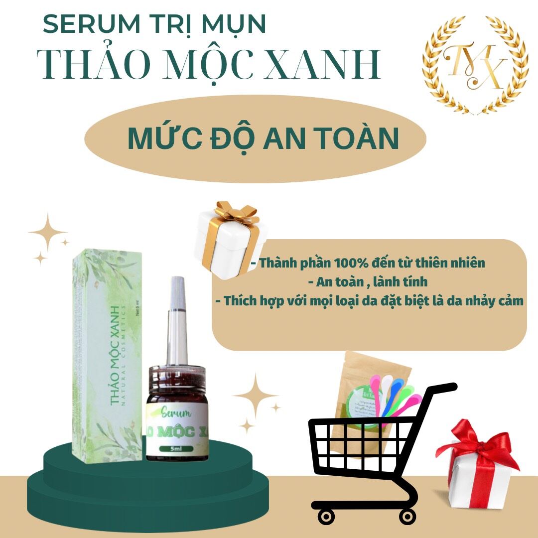 [Sẵn Hàng] Serum Thảo Mộc Xanh ngừa mụn