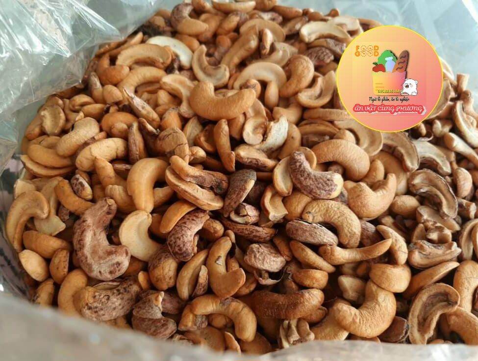 Hạt điều vỏ lụa rang muối (loại 1) túi zip 500gr