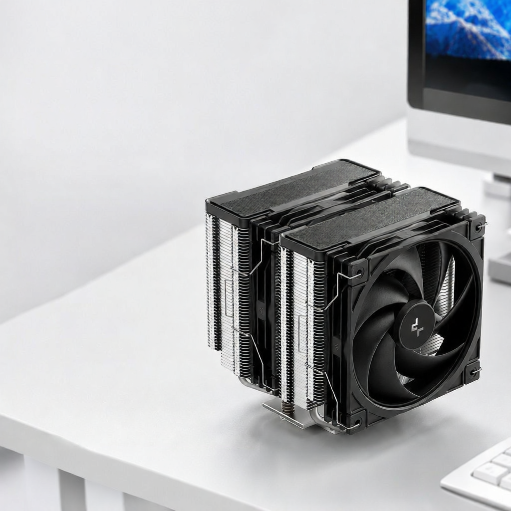 Deepcool | Dual Tower ARGB CPU Cooler 6 Heatpipes Giá 1,010,000 Đồng*Miễn phí vận chuyển
