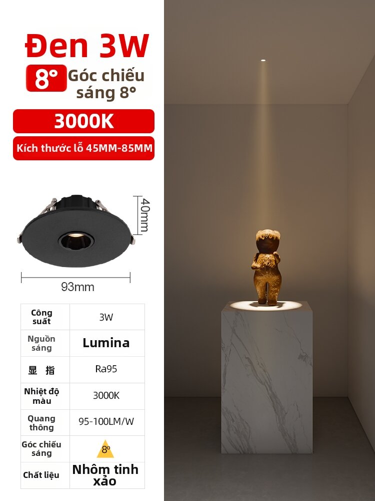 HUOQI | Đèn Recessed Spotlight 45-85mm