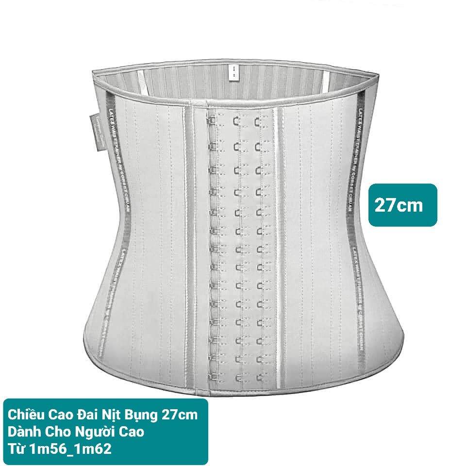 [Nhập Khẩu Châu Âu+Tặng Kèm Áo Lót] Nịt bụng latex luxury 25 xương corset chuẩn Hy Lạp có 3 màu: đen, da, xám . Đai nịt bụng, gen nịt bụng, nịt bụng latex, định hình eo, nịt bụng siết mỡ.