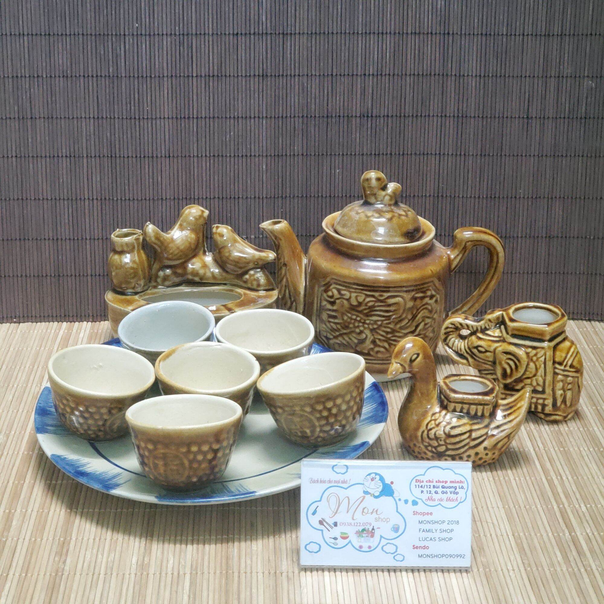 Combo uống trà xưa thủ công