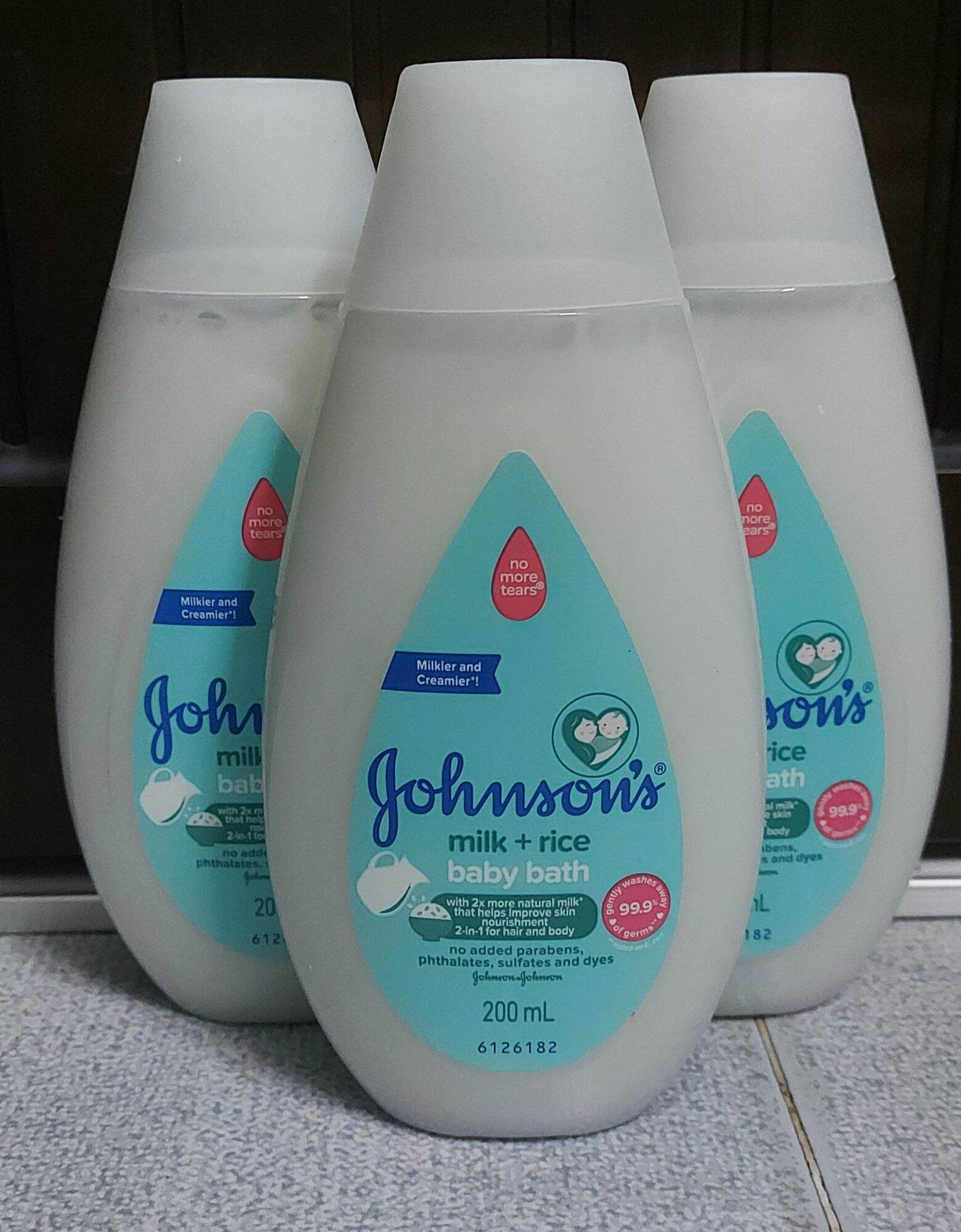 Sữa tắm Johnson baby tinh chất sữa và gạo 200ml
