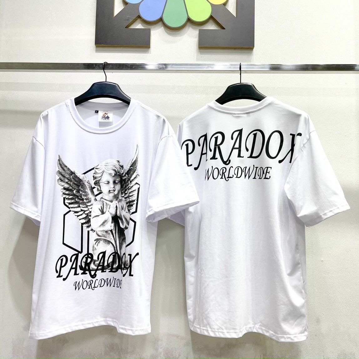 Áo thun Paradox INVOKE TEE (White) Chất Cotton 100% co giãn 4 chiều