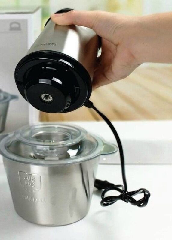 Máy xay thịt cối inox