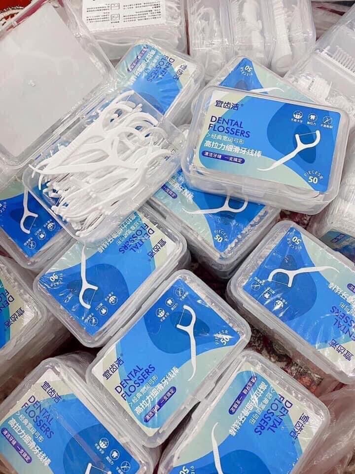 Set 150 tăm chỉ nha khoa nhật