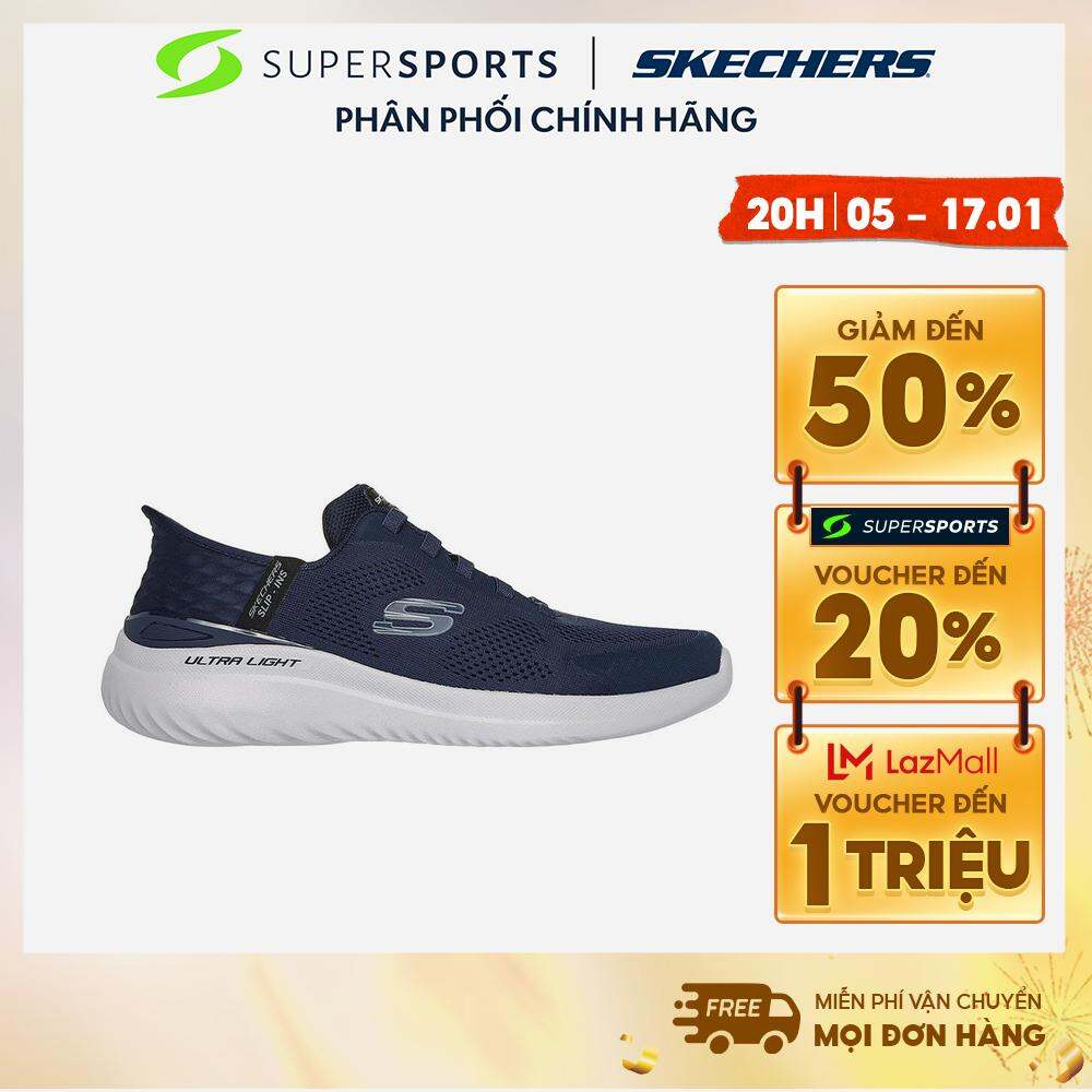 SKECHERS Giày sneakers nam Bounder 2.0 - Slip In 232459-NVY