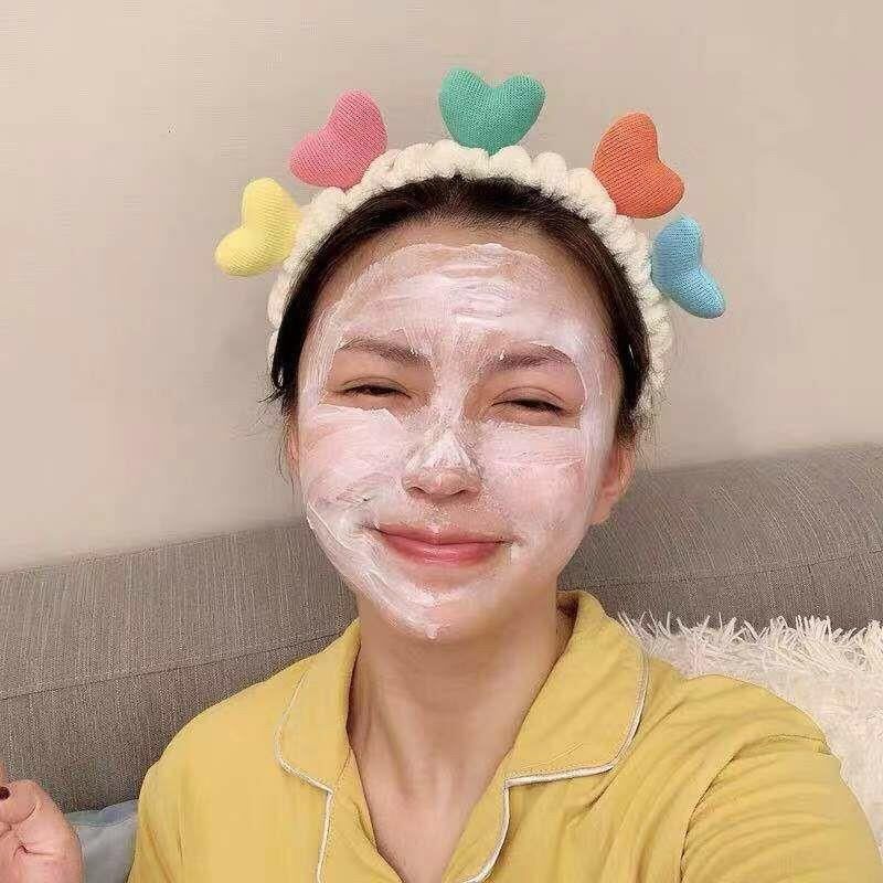 [TC38]Băng đô trái tim sắc màu  - Tiệm Chun