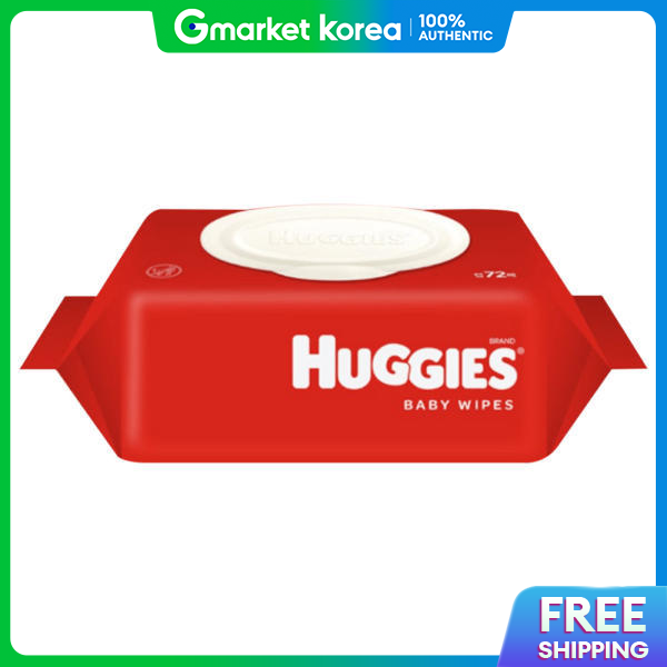 Huggies | Khăn ướt cho bé Huggies Red Cap 72 tờ (1 thùng 10 gói)