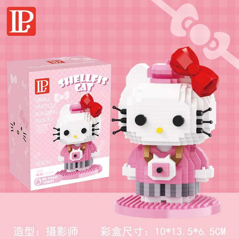 🌸ĐỒ CHƠI LẮP RÁP LEGO 3D HELLO KITTY MẪU MỚI