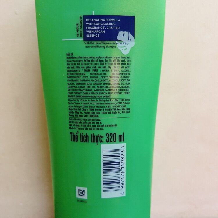 [HCM] Rejoice siêu mềm mượt 48h (320ml)