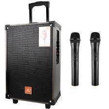 loa kéo jbz 3 tấc kèm 2 mic bluetooth