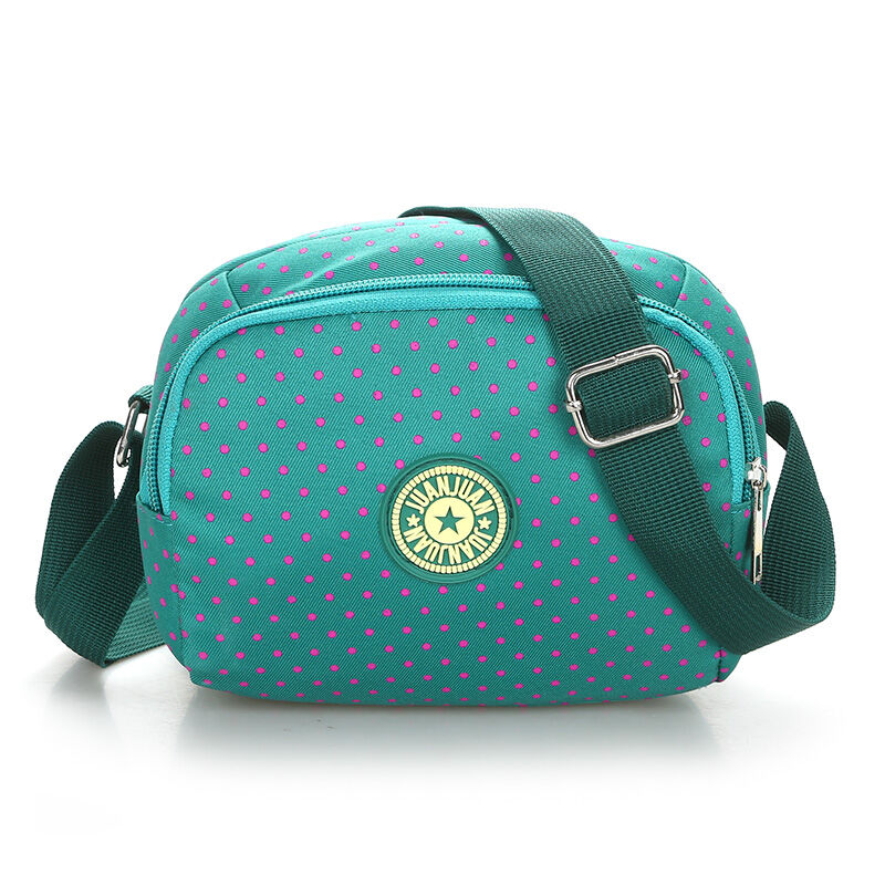 Túi Đeo Vai Mini Bằng Vải Oxford Chống Thấm Nước Dành Cho Nữ Điện Thoại Thời Trang Ví Đựng Tiền Xu Có Khóa Kéo