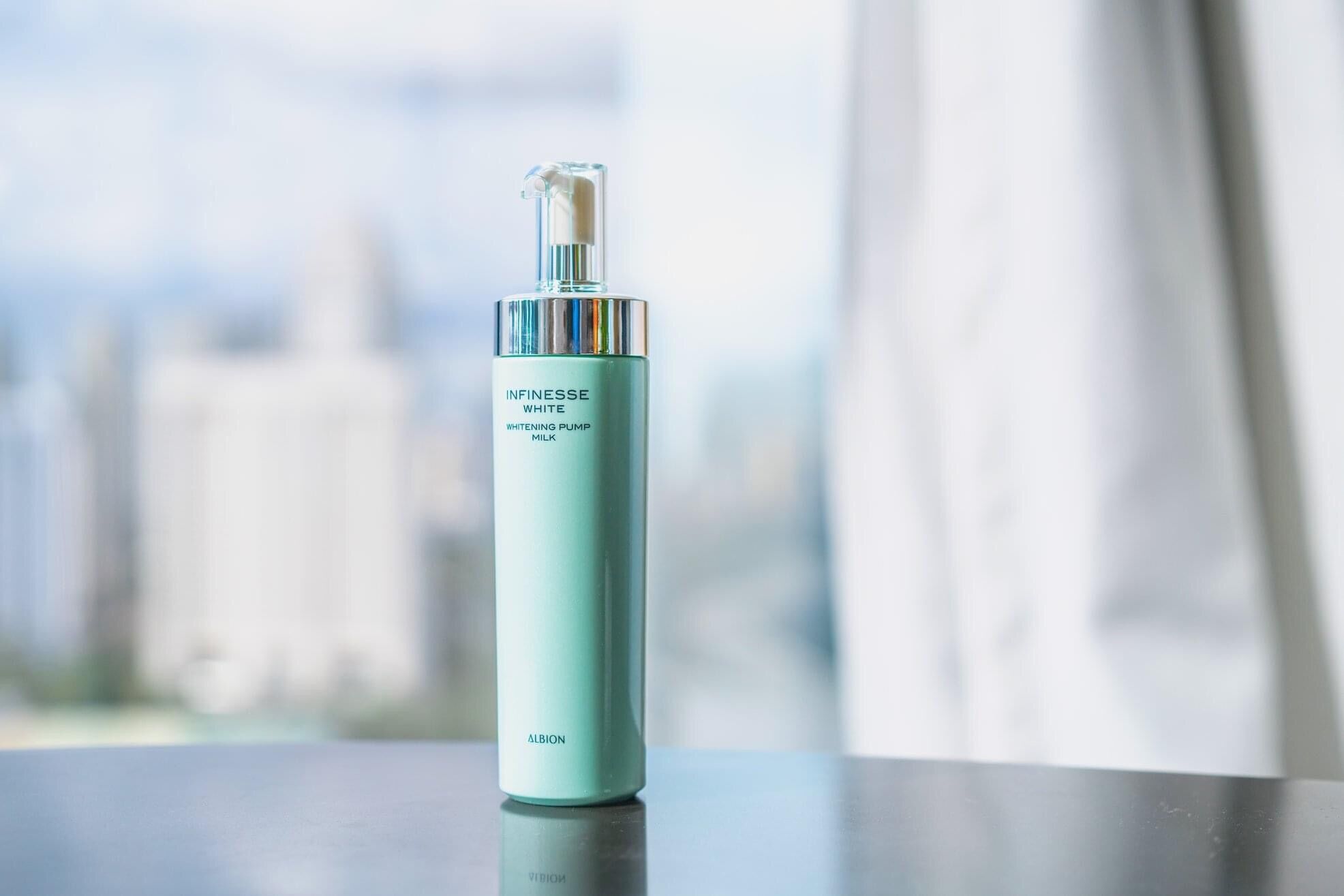 Albion - Sữa dưỡng xoay Infinesse white whitening pump milk làm trắng sáng da