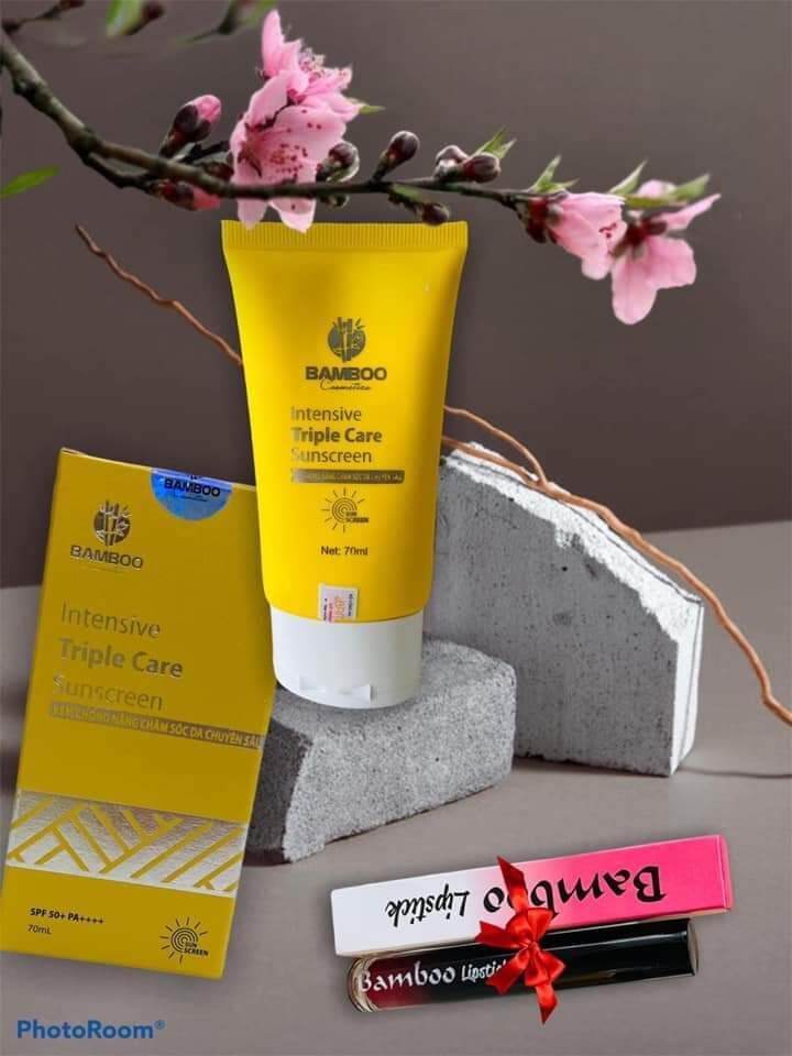 Kem chống nắng dưỡng da Bamboo Intensive Triple Care Sunscreen