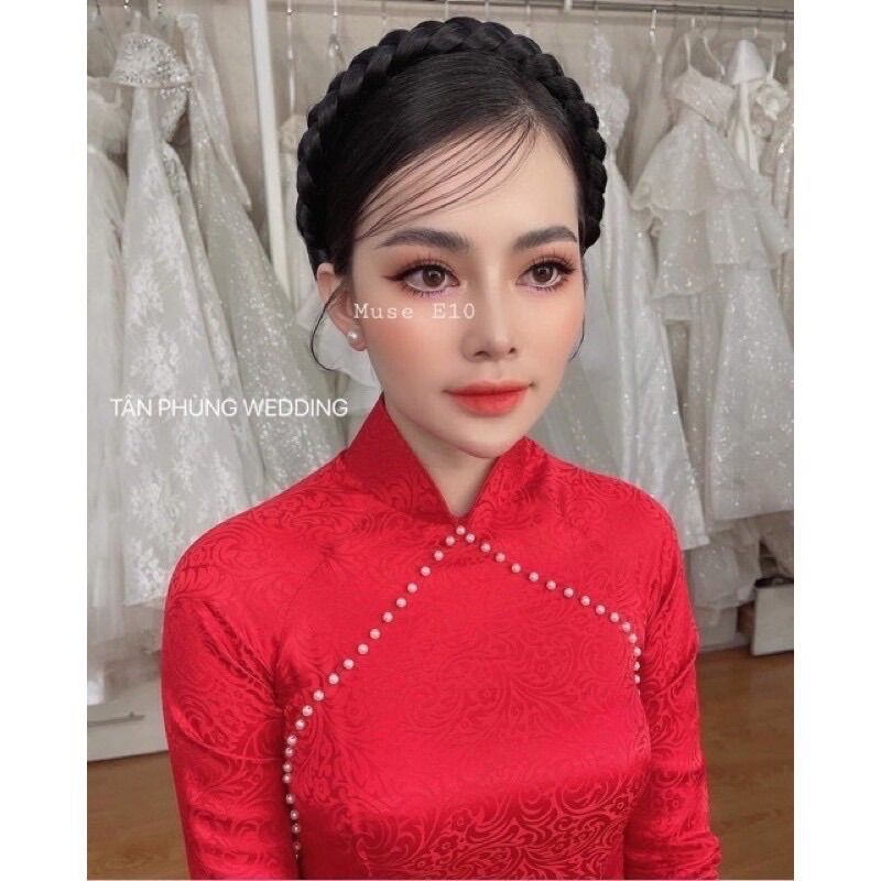 Băng đô tóc thắt bím cực xinh dày 5cm