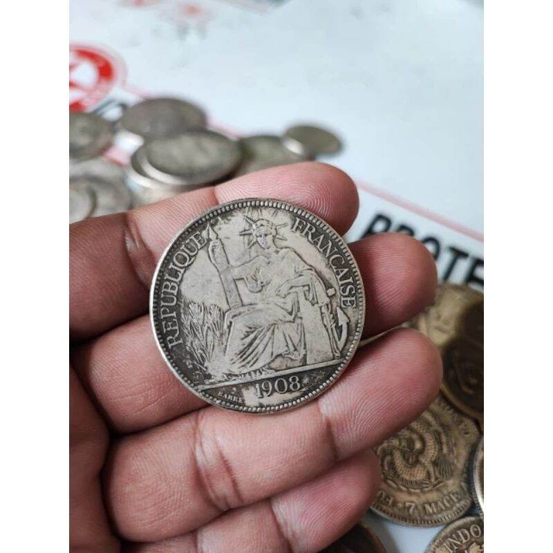 Đồng xu may mắn pháp 2.5cm và 4.5cm
