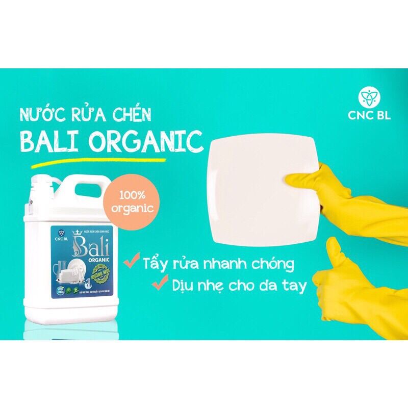(SALE SỐC) NƯỚC RỬA CHÉN SINH HỌC BALI KHÔNG MÙI (1600ML)