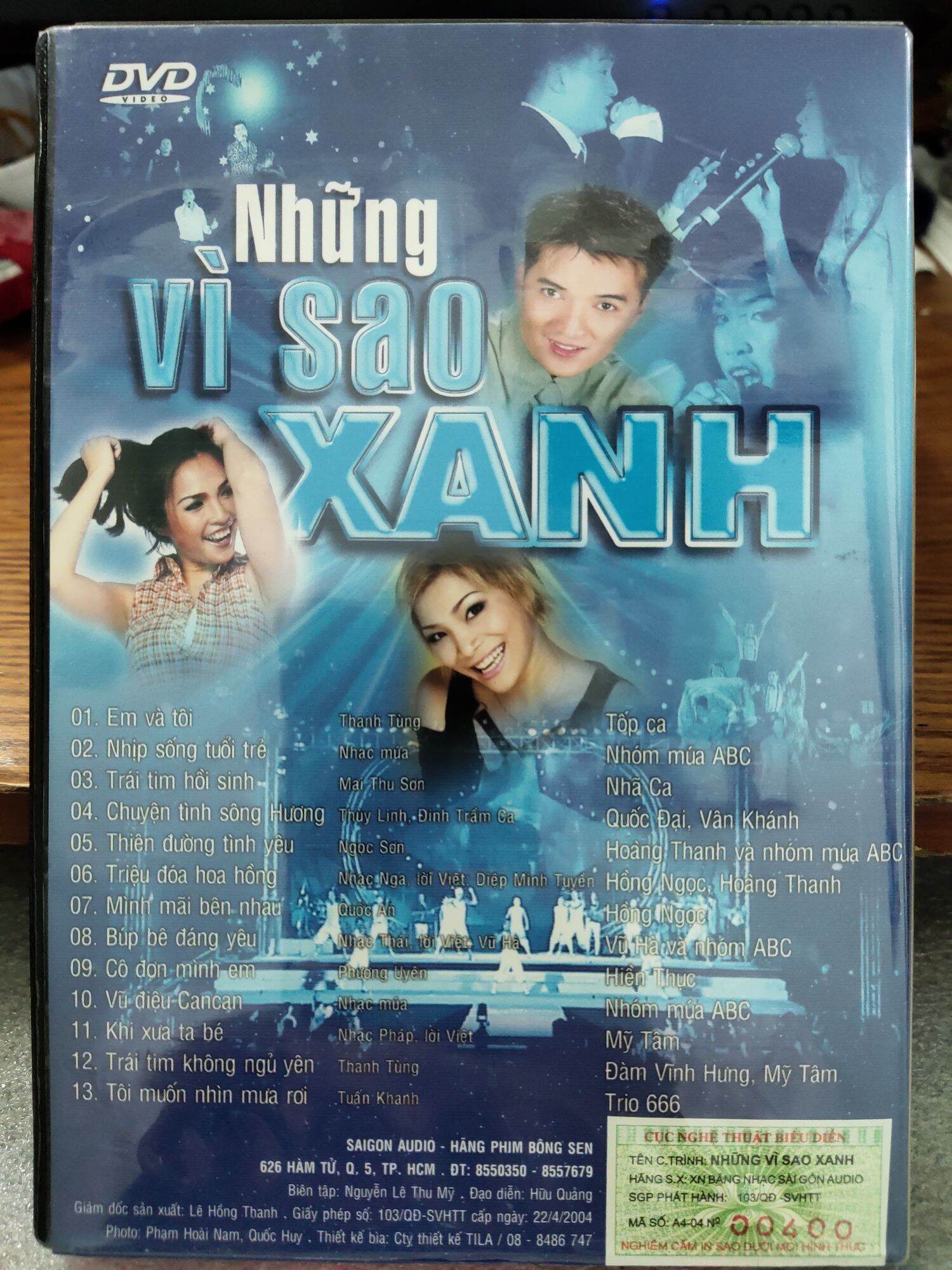 DVD - Những vì sao xanh