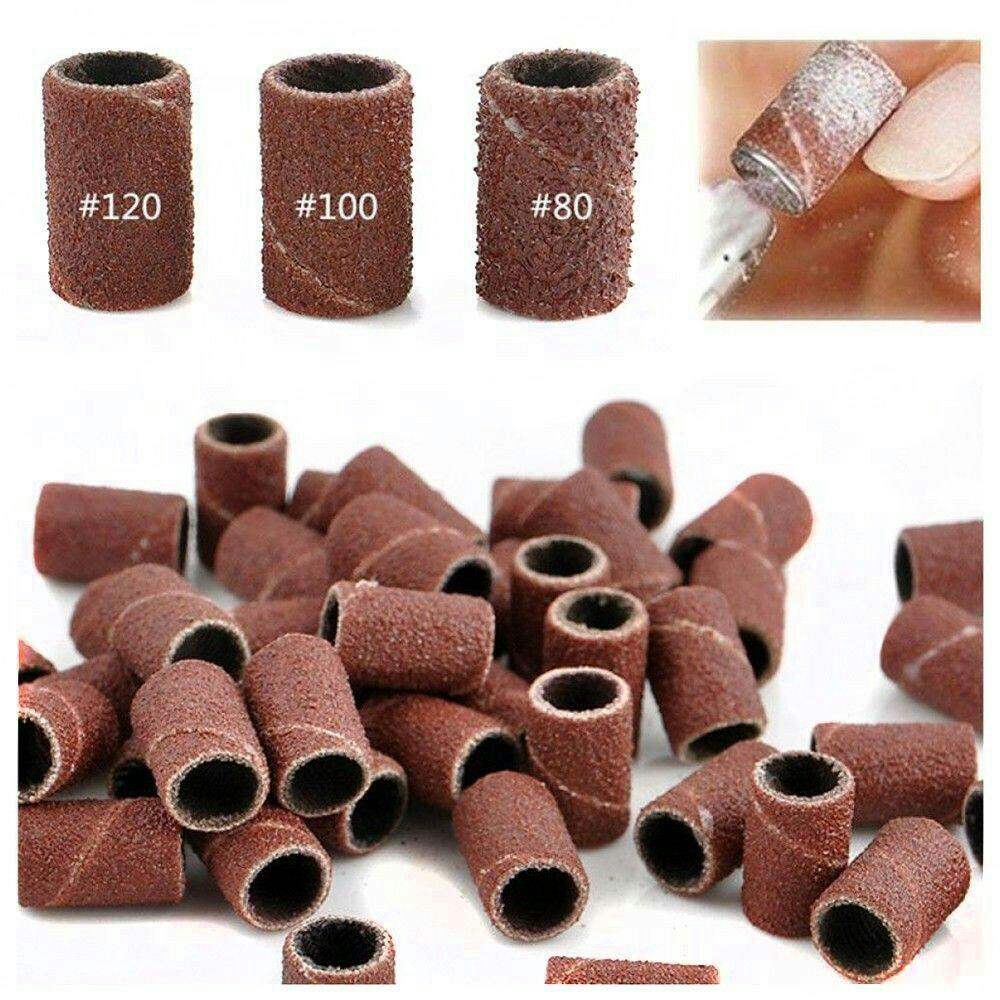 ĐẦU MÀI GIẤY NHÁM CHÀ MÓNG ( SET 15 CÁI )