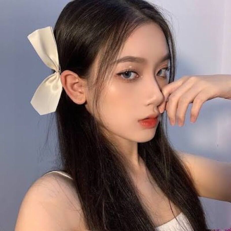 Kẹp tóc nơ Jisoo blackpink set 2 kẹp tóc nơ phong cách Hàn Quốc