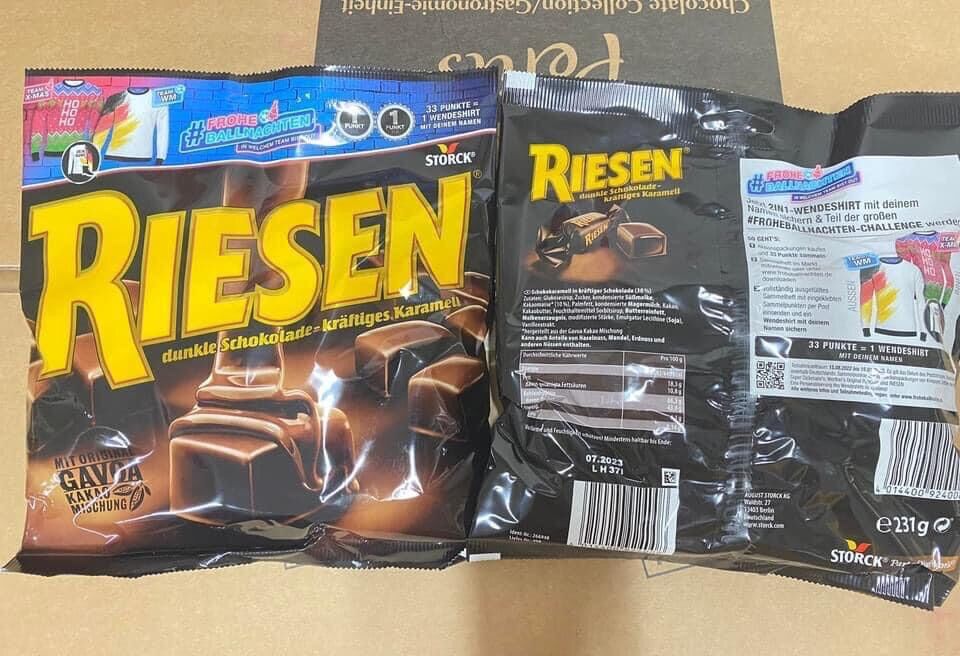 Kẹo socola riesen 231g Đức