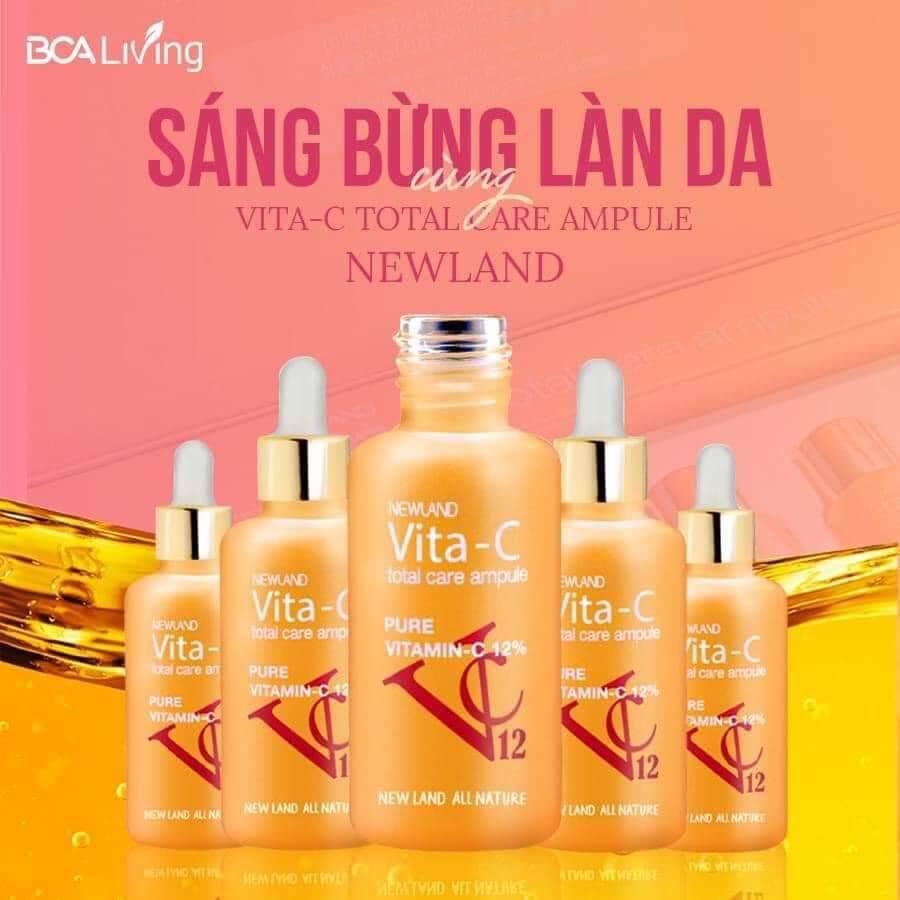 Vitamin C Tinh Chất Từ Hoàn Quốc (Chính Hãng Tem Chống Hàng Giả Bca) Tinh Chất Tế Bào Gốc # Hộp