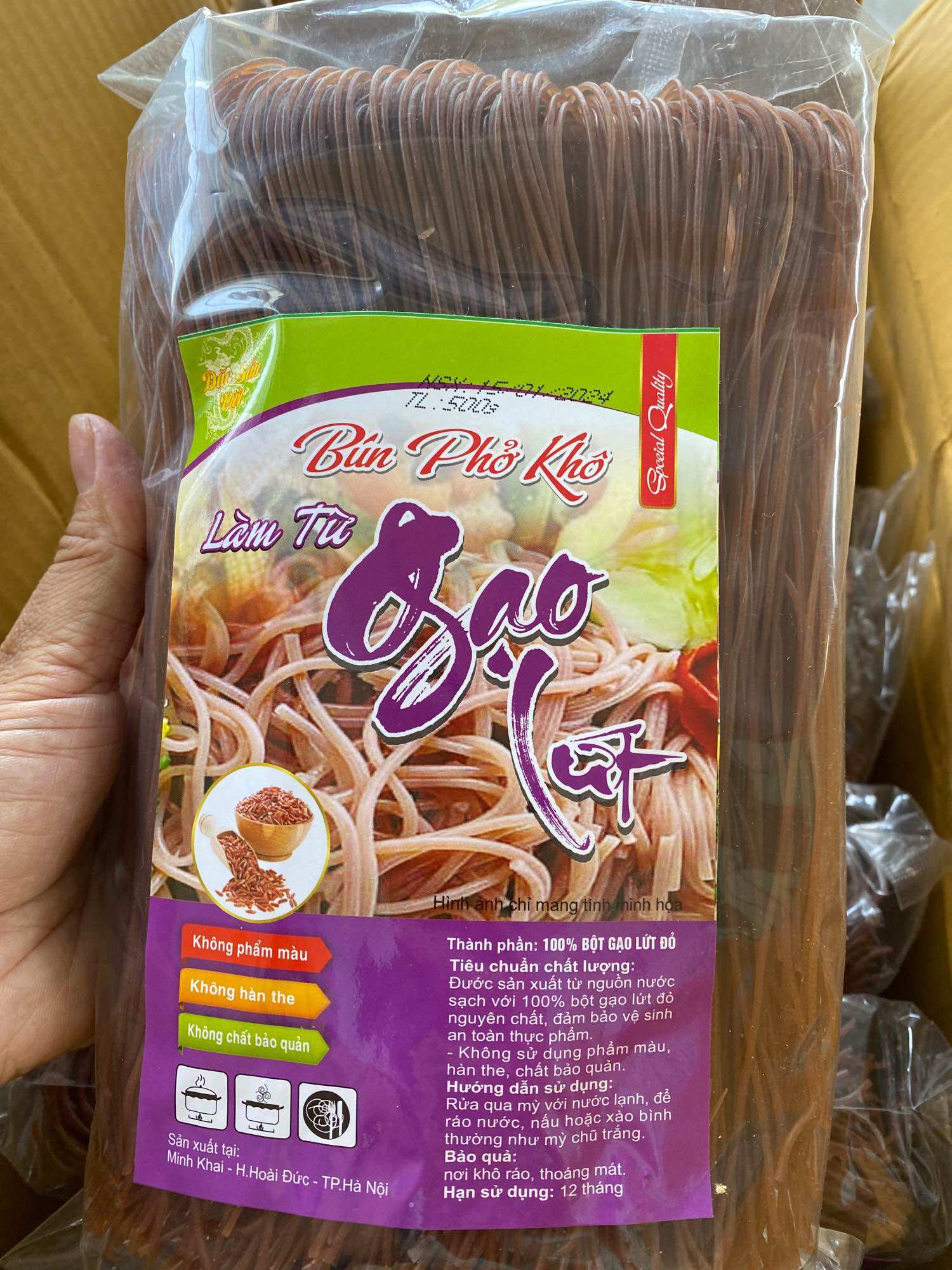 Bún gạo lứt- 500gr