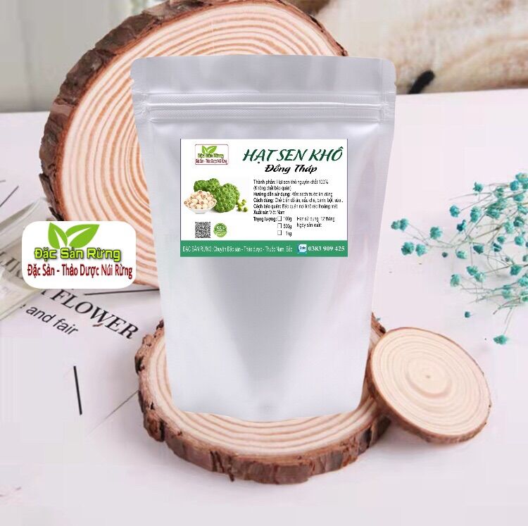 HẠT SEN  ĐỒNG THÁP Khô Thơm ( 100gr )- ĐSR