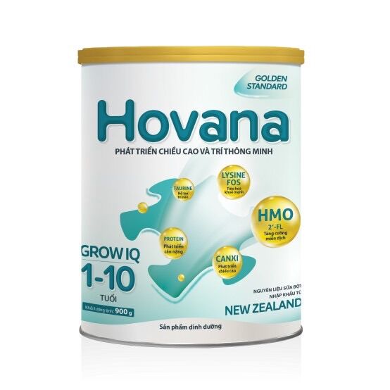 Sữa hovana grow iq - phát triển chiều cao - từ 1- 10 tuổi - 900gr