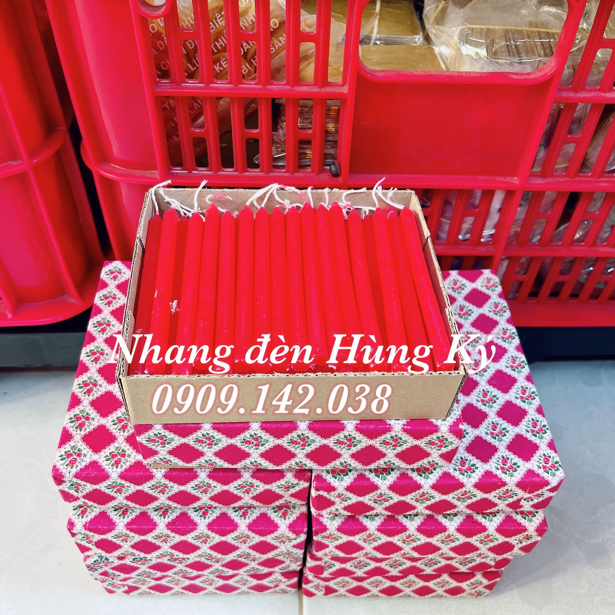 Đèn cầy cúng sao