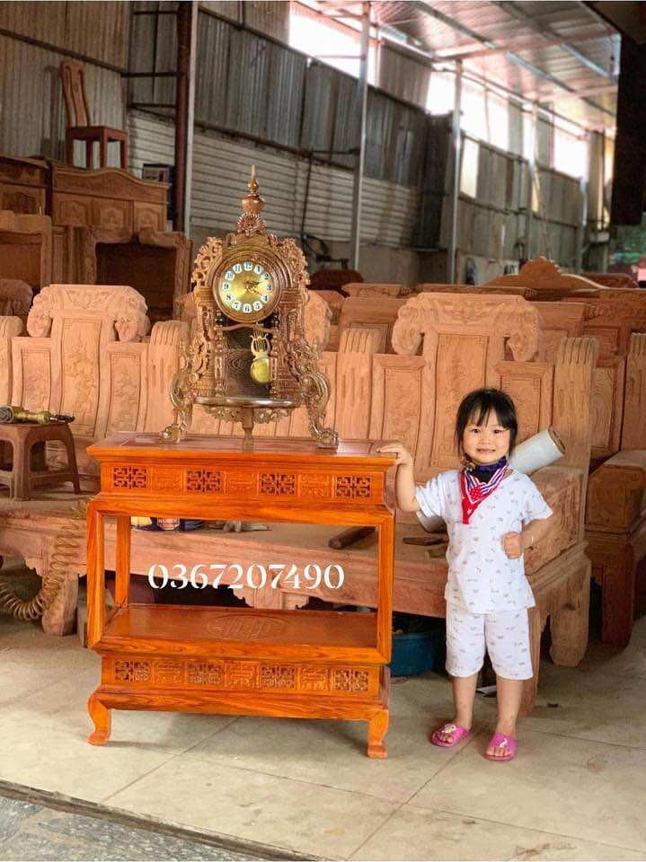 Đồng hồ gỗ để bàn