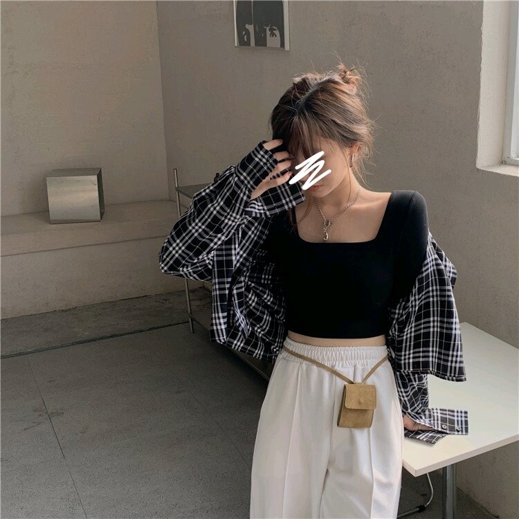 Áo Len cổ vuông nữ