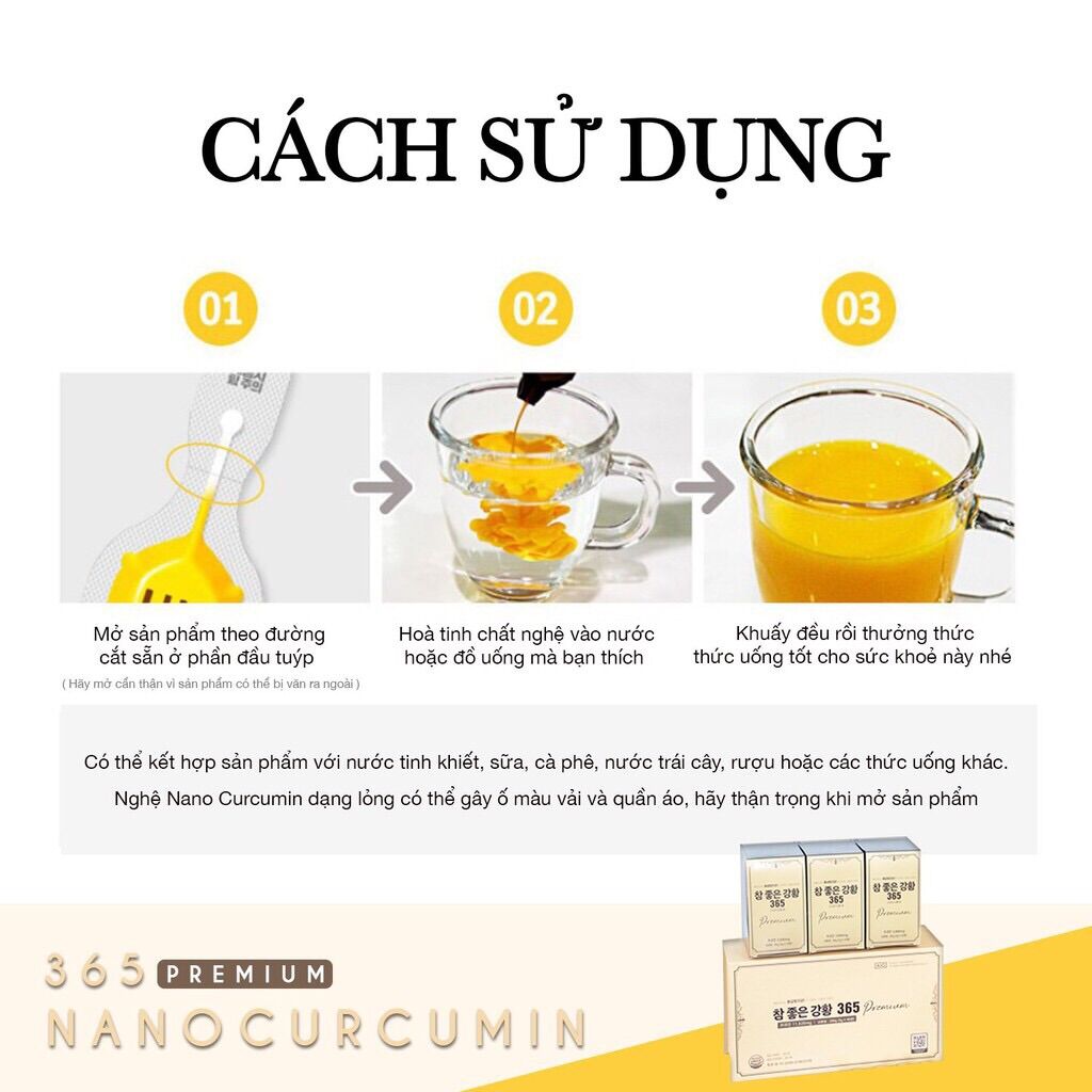 Tinh Nghệ Nano 365 Curcumin Hàn Quốc Cao Cấp l