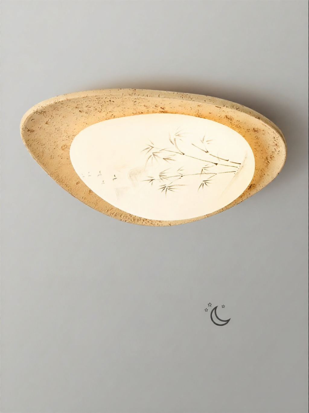 Vintage Antique Style Creative Aesthetic Refined Yellow Stone Ceiling Light Giá 1,539,000 Đồng*Miễn phí vận chuyển