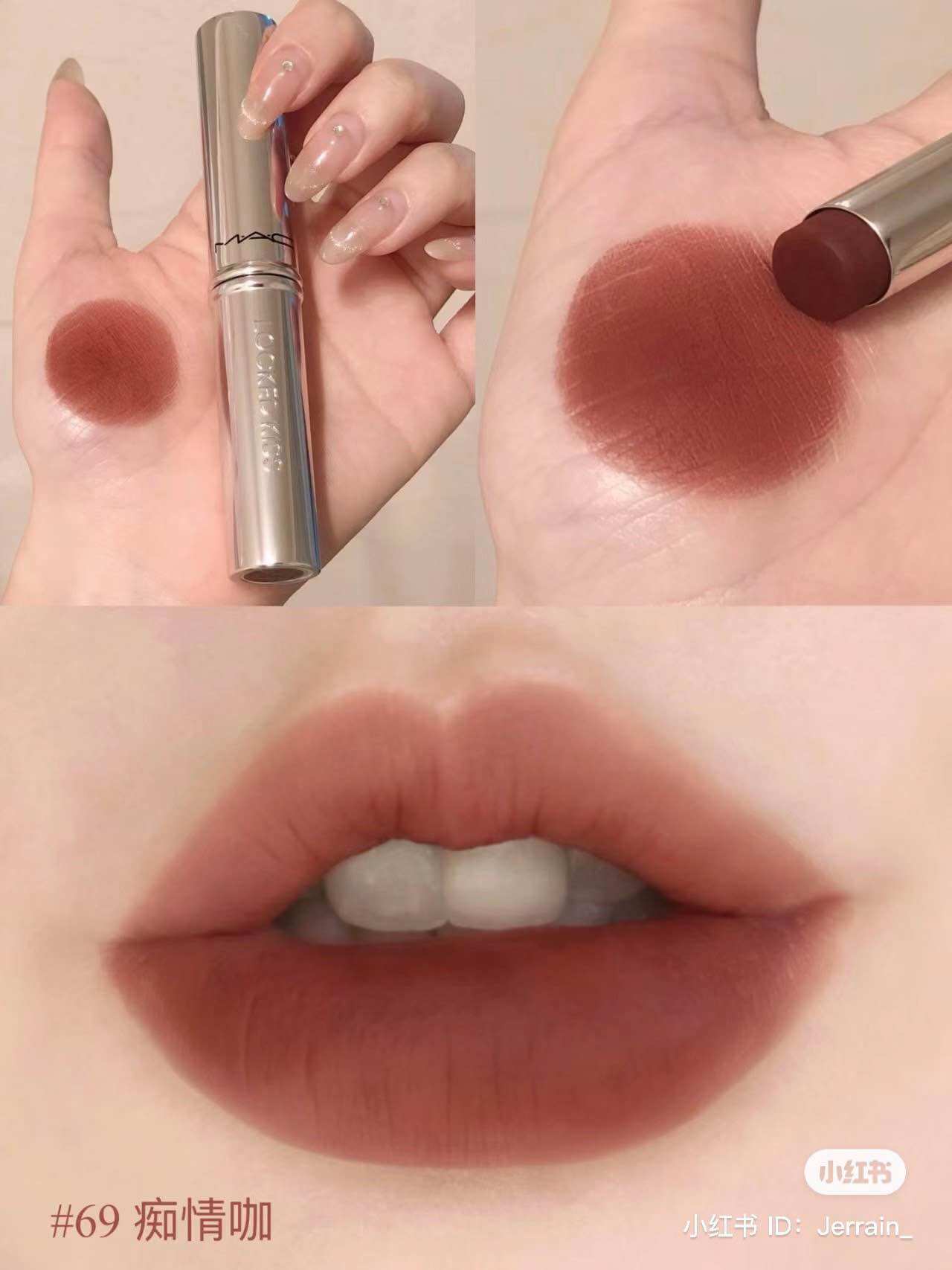 [FreeshipMAX] Son Thỏi Locked Kiss 24HR Lipstick MAC Mới