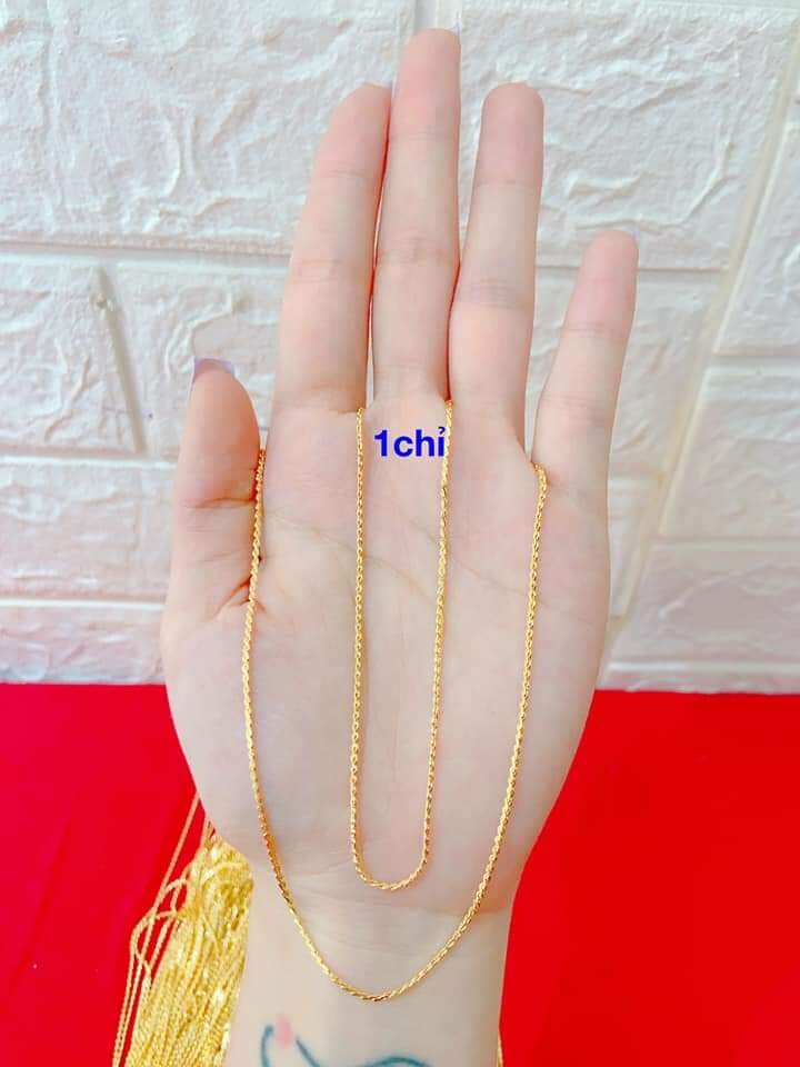 Dây chuyền vàng tây non tuổi dành cho nữ