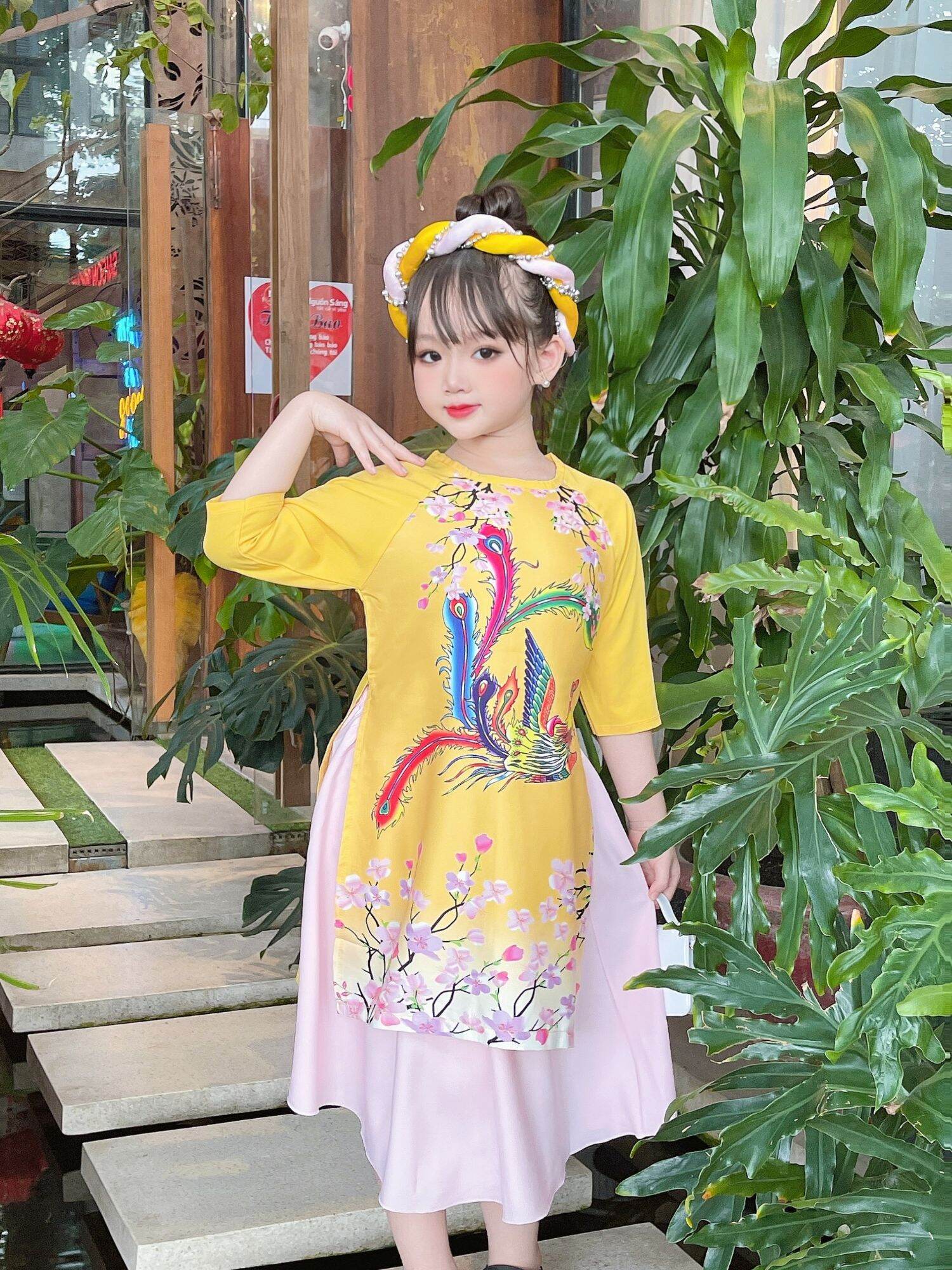 Ao Dai for Girls Phuong Hoang