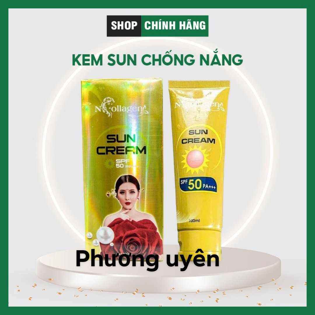 Kem chống nắng ncollagen vàng chính hãng