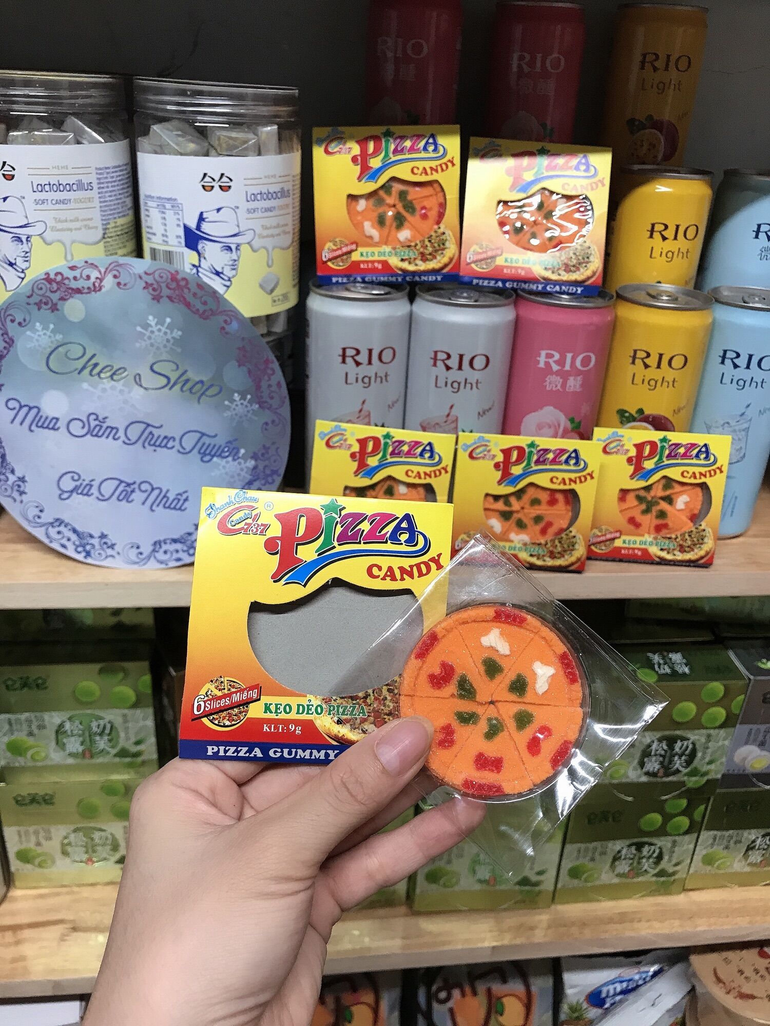ComBo 10 Cái Kẹo Dẻo Hình Pizza🍕 (1 Cái 6 miếng )